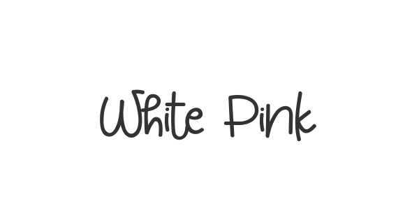 White Pinky font thumbnail